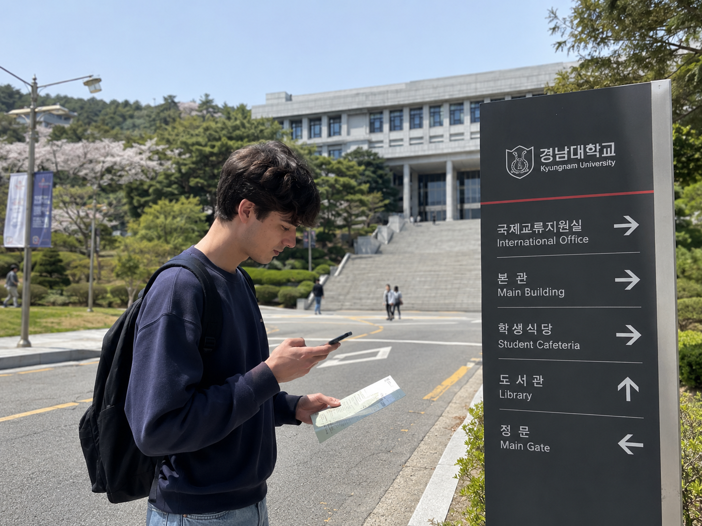 Kyungnam Univ. First week check
